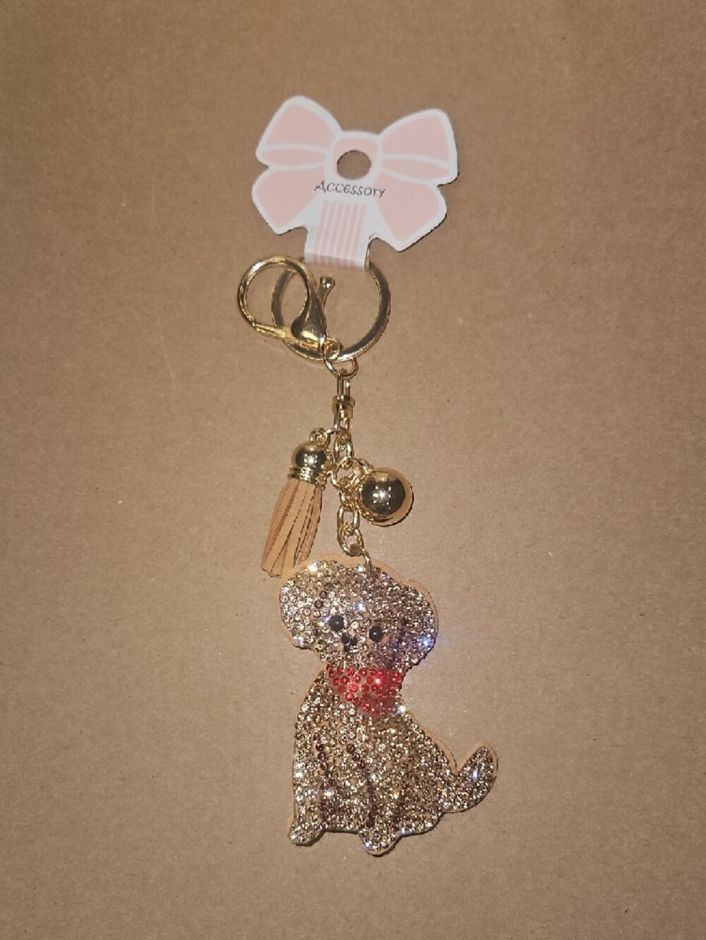 Rhinestone Dog Keychains Nwt - Picture 4 of 5